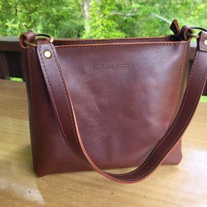Portland Leather Triangle bag